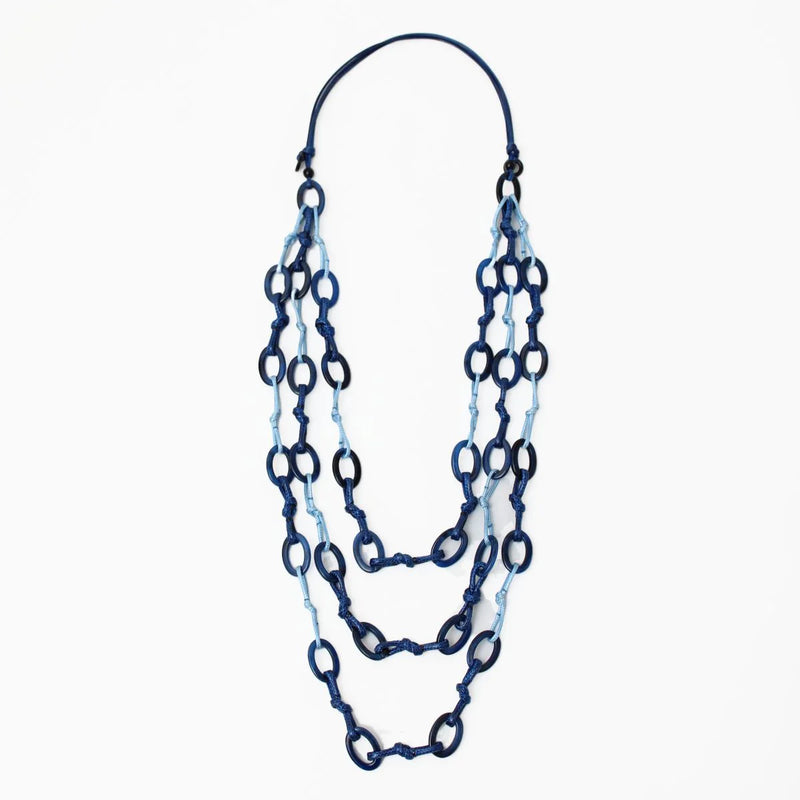 Sylca Knotted Blue Sienna Necklace Style UN21N26