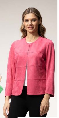 Weaves VL 346 Round Neck Jacket Fuchsia - S 25