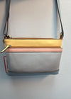 ILI New York Double Zip Crossbody Bag Style 6028