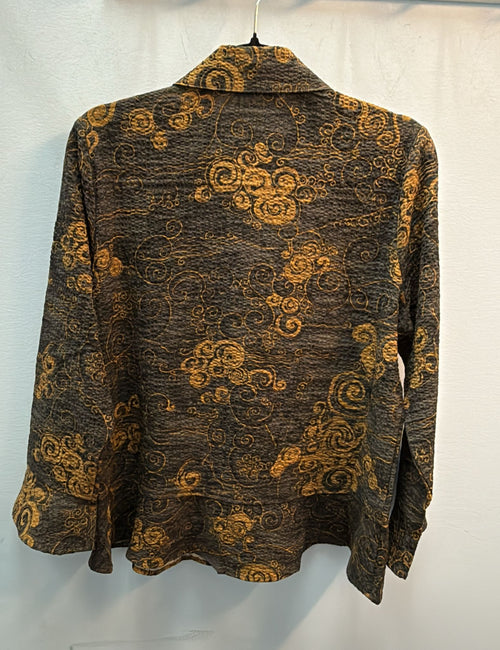 Habitat Pucker Weave Flounce Top 21422