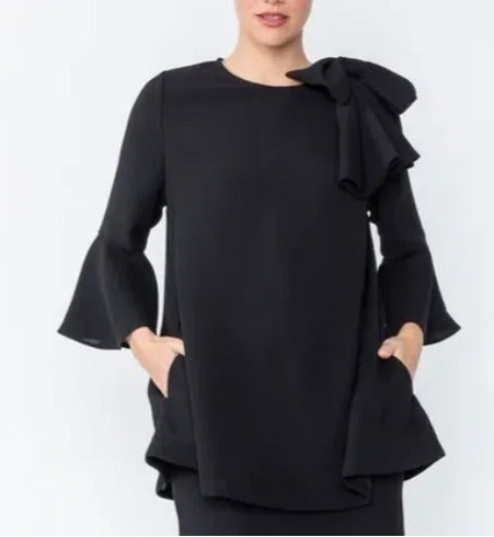 IC Collection Light Bell Sleeve Tunic-IC-4989T
