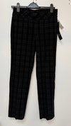 Up! Pant Black Plaid Flocked 66572UP