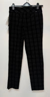 Up! Pant Black Plaid Flocked 66572UP