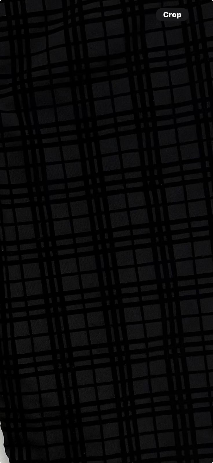 Up! Pant Black Plaid Flocked 66572UP