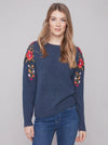 Charlie B Raglan Sleeve Sweater C2268Y