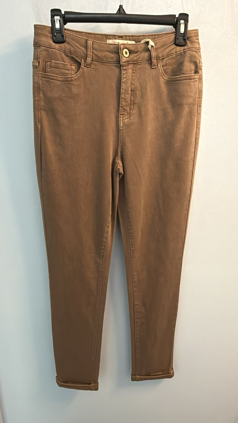 Charlie B Pant Truffle C5309RR-188B