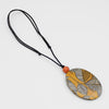 Sylca Orange and Gold Fall Feeling Necklace Style ZA22N15
