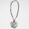 Sylca Cactus Heart Pendant Necklace Style ZA23N05