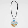 Sylca Sunflower Heart Pendant Necklace Style ZA23N03