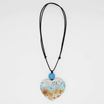 Sylca Sunflower Heart Pendant Necklace Style ZA23N03