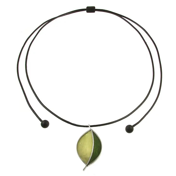 Origin Adjustable Leaf Pendant Necklace Style 2236
