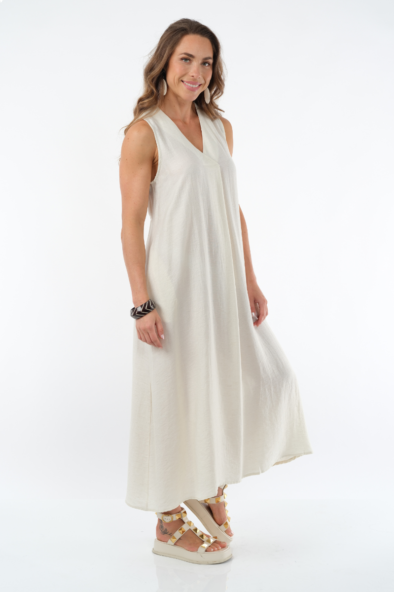 Lior Dress | Amelia-Linen - S 25