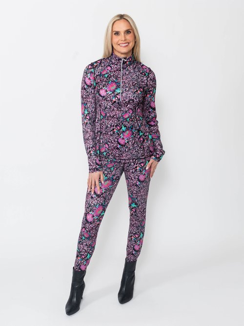 Snoskins Microfiber Prints Leggings with elastic waist 308119-F25