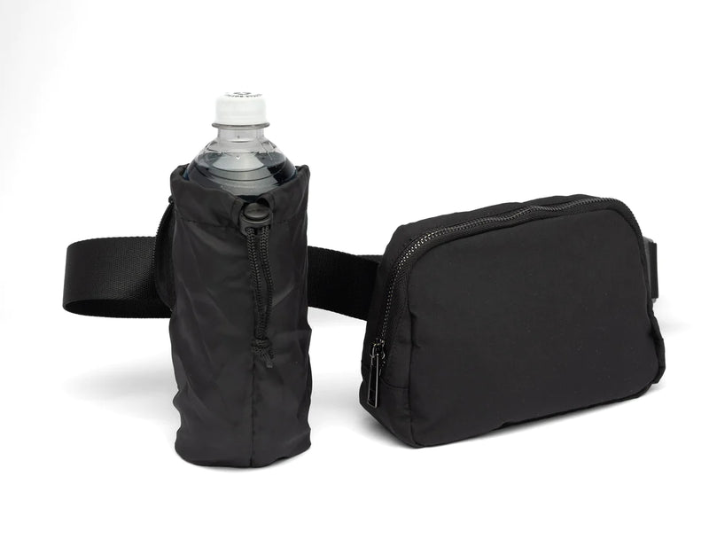 WanderFull Black HydroBelt Bag with Removable Hydration Holster