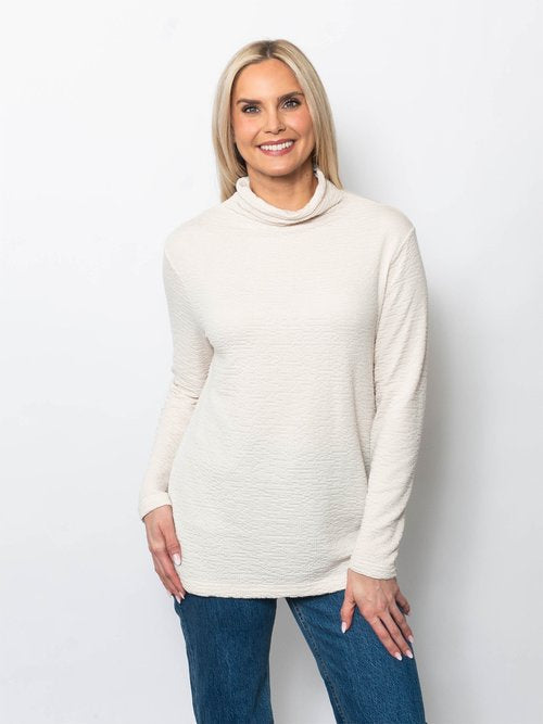 Snoskins Seersucker Knit Button Shirt with matching thread 55578-F25