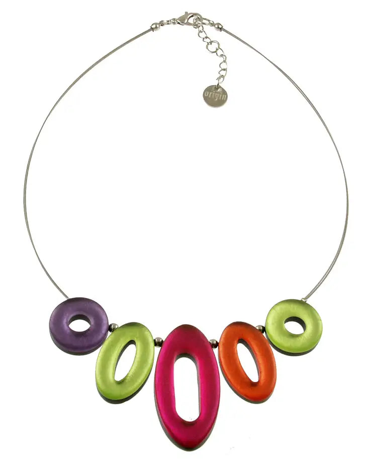 Origin Hollow Ovals Necklace Style 512