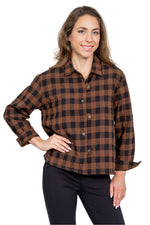 Lior Shirt Jacket Choco-3