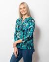 Snoskins Viscose Prints V Neck 44558-24F