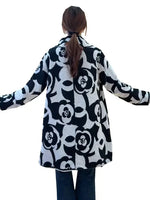 Winding River Reversible Colletion Black / White Reversible Coat – Moon Rose Collection