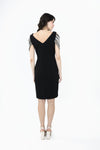 Frank Lyman Knee Length Sheath Dress With Jewels Style 242309