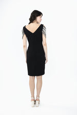 Frank Lyman Knee Length Sheath Dress With Jewels Style 242309