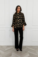 Frank Lyman |Dressy Black/Gold Jacket Style 259225
