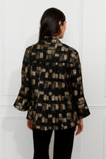 Frank Lyman |Dressy Black/Gold Jacket Style 259225