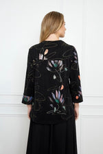 Frank Lyman Floral Long-sleeve Collared Shirt Style 259163