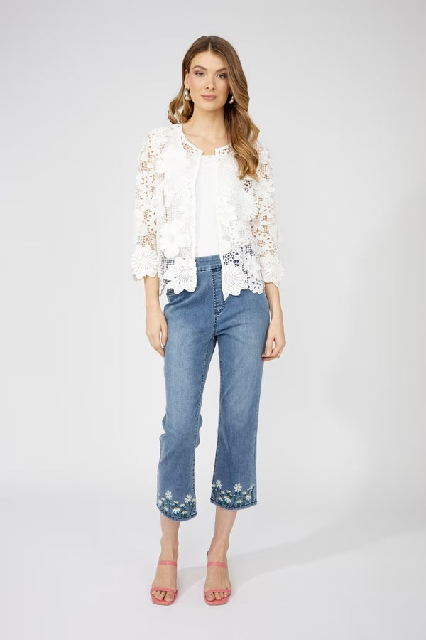 Frank Lyman Floral Lace Jacket Style 251523