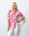 SnoSkins Printed Crinkle Blouse 89517-24S