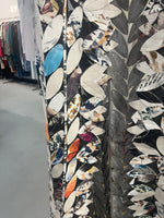 Belgin Francis Classic Leaf Design Leather Maxi Vest - White multi