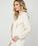 Frank Lyman Edgy Biker Jacket Style 256770u S25