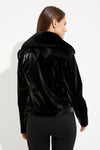 Final Sale Joseph Ribkoff Slim Fit Leather Jacket Style 233928