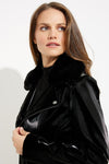 Final Sale Joseph Ribkoff Slim Fit Leather Jacket Style 233928