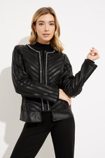 Joseph Ribkoff Studded Collarless Jacket Style 233962