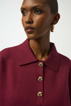 Joseph Ribkoff  Button Closure Relaxed Fit Top Style 253962