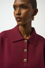 Joseph Ribkoff  Button Closure Relaxed Fit Top Style 253962