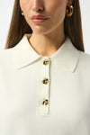 Joseph Ribkoff  Button Closure Relaxed Fit Top Style 253962
