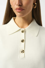 Joseph Ribkoff  Button Closure Relaxed Fit Top Style 253962