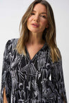 Joseph Ribkoff Embellished V-neck Pullover Style 251181