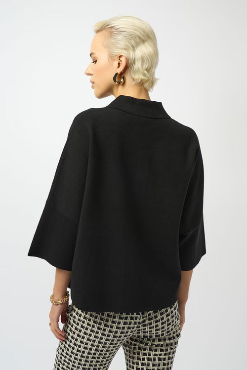 Joseph Ribkoff  Button Closure Relaxed Fit Top Style 253962