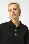 Joseph Ribkoff  Button Closure Relaxed Fit Top Style 253962