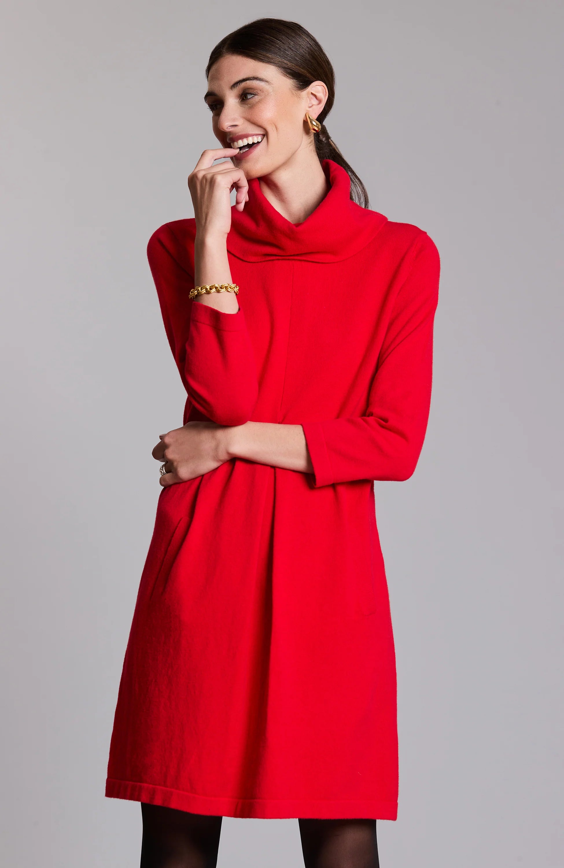 Tyler Boe Kim Cotton Cashmere dress IBHANA
