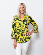 SnoSkins Printed Crinkle Blouse 89517-24S