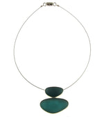 Origin Two Pebbles Pendant Necklace 2233