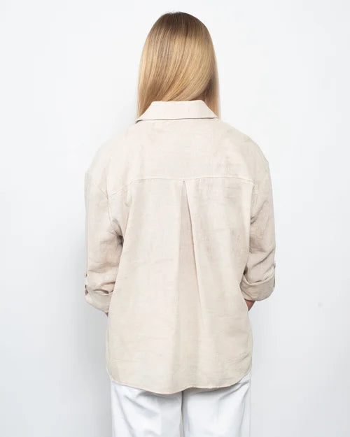 Snoskins Linen-Like Cotton Viscose Relax Top  42726-26