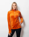 Snoskins Plush Microfleece V-Neck Pullover oversized fit, high low shaped hem Contrast Trim 82619-24F (Copy)