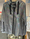 Nikki Jones Adjustable Hooded Blouson in printed reflective fabric K5452R-184