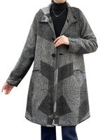 Winding River Reversible Colletion Black / Gray Reversible Coat – Stone