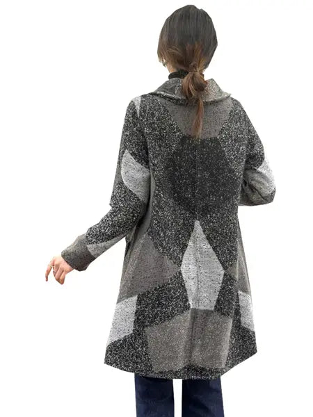 Winding River Reversible Colletion Black / Gray Reversible Coat – Stone